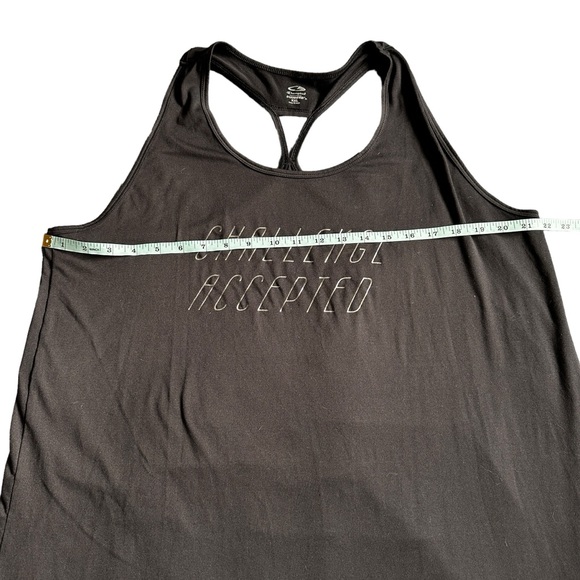 Champion women’s plus size racer back tank top size XXL, Challenge Accepted - Picture 3 of 9